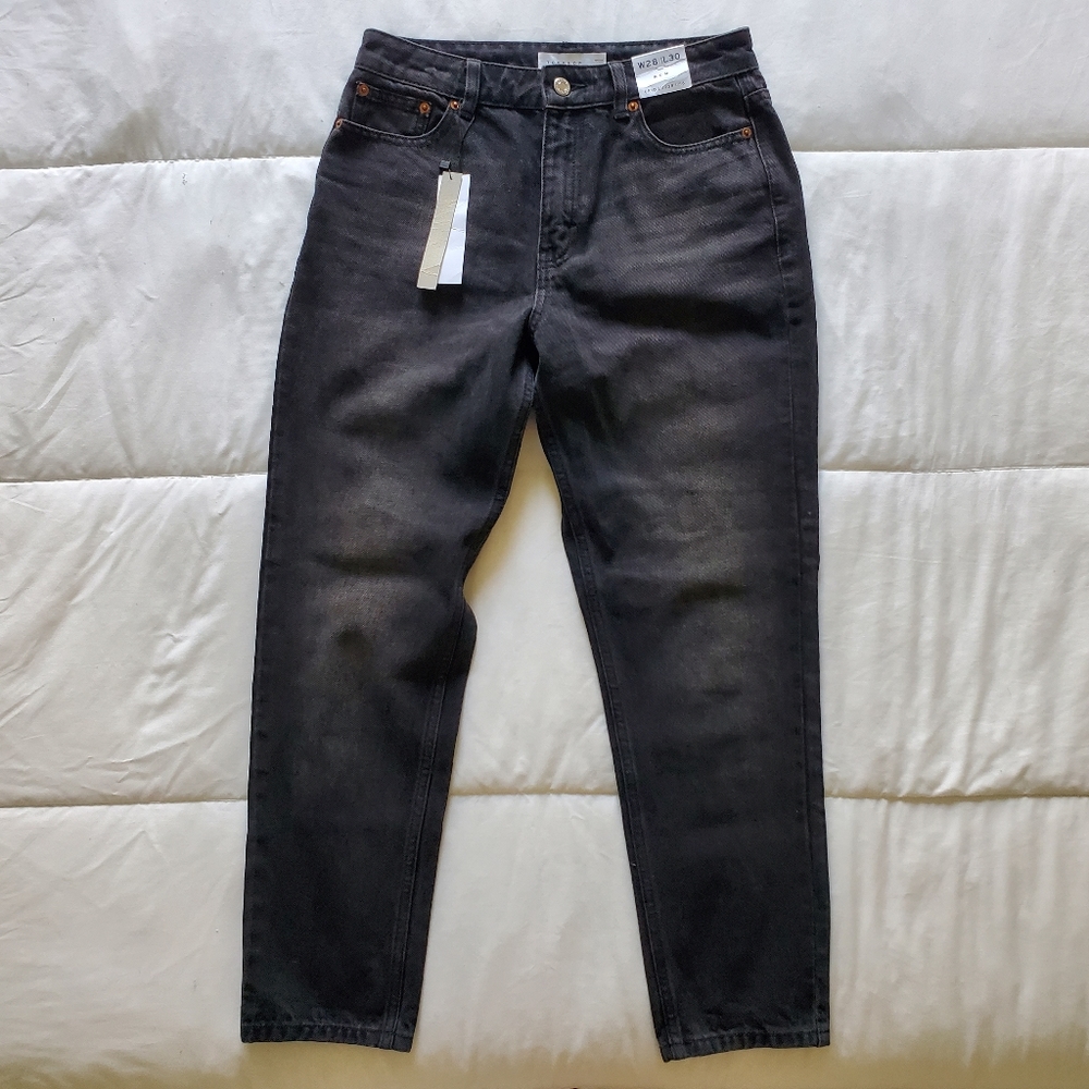 NWT Topshop black mom jeans